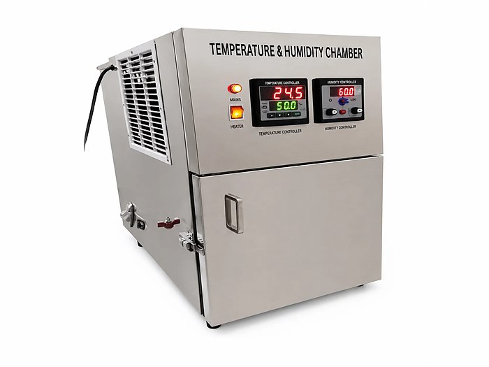 Temperature and humidity chamber for thermal mapping